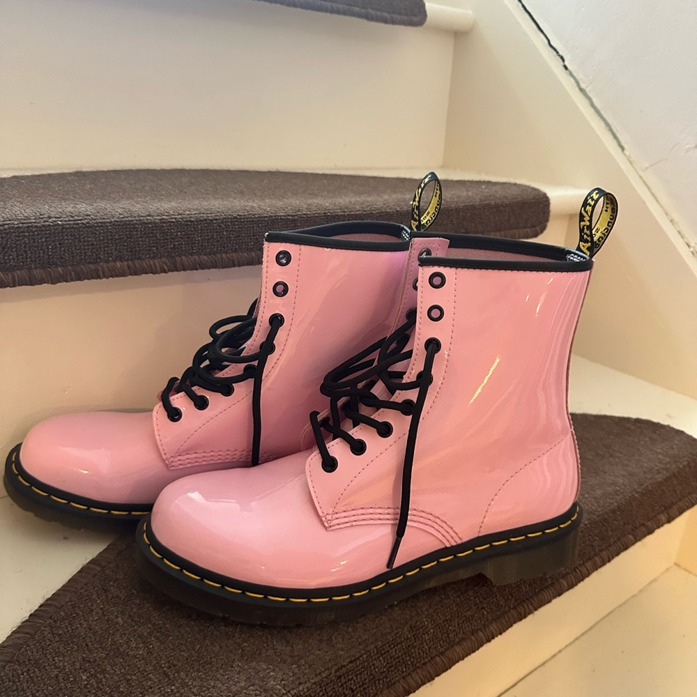 Dr. Martens Pink Winter & Rain Boots